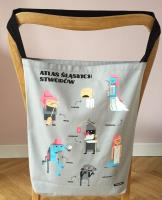 Torba Atlas Śląskich Stworów. Wydawca: Niemapa. SmakLiter.pl Opakowanie Torba Atlas Śląskich Stworów