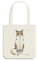 Opakowanie Torba bawełniana Kot spaghetti Szoperka na zakupy