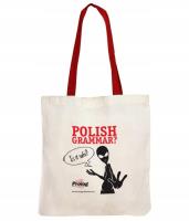 Torba ''Polish grammar? Is it safe?. Wydawca: PROLOG. SmakLiter.pl Opakowanie Torba ''Polish grammar? Is it safe?