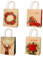 Opakowanie Torba prezentowa 26x32 kraft mix