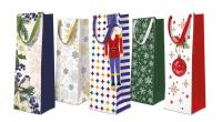 Opakowanie Torba prezentowa butelka Boże Narodzenie MIX