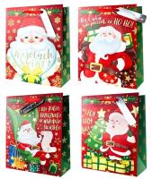 Opakowanie Torba QPL Boże Narodzenie Mikołaje MIX