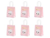 Opakowanie Torebka na prezent Boo różowa 14x18x8cm