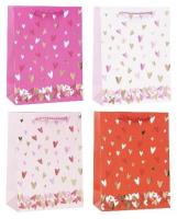 Opakowanie Torebka ozdobna 26x32x10 serce mix ROZETTE