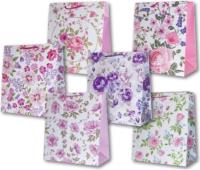 Opakowanie Torebka ozdobna laminowana PL-6 średnia 69 kwiatki