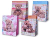 Opakowanie Torebka ozdobna laminowana PL-6 średnia misie