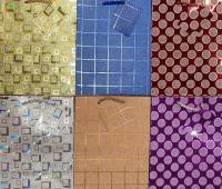 Opakowanie Torebka ozdobna Lux brokat złocona mała mix