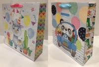 Opakowanie Torebka ozdobna Oczy duża kwadrat Lama/Panda FRESH