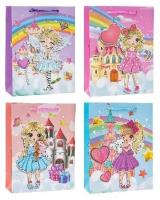 Opakowanie Torebka Pop-Up 3D Girl 18x24x8cm mix ROZETTE