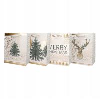 Torebka prezentowa 18x23cm choinka jeleń MIX. Wydawca: incood.. SmakLiter.pl Opakowanie Torebka prezentowa 18x23cm choinka jeleń MIX