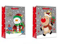 Opakowanie Torebka prezentowa z motywem świątecznym MIX