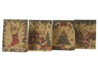 Opakowanie Torebka prezentowa z motywem świątecznym MIX