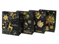 Opakowanie Torebka prezentowa z motywem świątecznym MIX