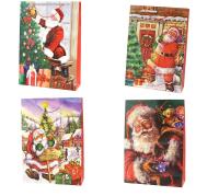 Opakowanie Torebka prezentowa z motywem świątecznym MIX