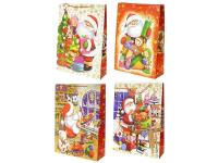 Opakowanie Torebka prezentowa z motywem świątecznym MIX