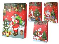 Opakowanie Torebka prezentowa z motywem świątecznym MIX