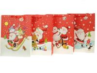 Opakowanie Torebka prezentowa z motywem świątecznym MIX