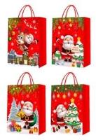 Opakowanie Torebka upominkowa L Boże Narodzenie MIX