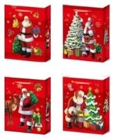 Opakowanie Torebka upominkowa L Boże Narodzenie MIX