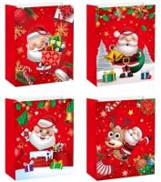 Opakowanie Torebka upominkowa L Boże Narodzenie MIX