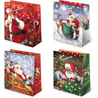 Opakowanie Torebki ozdobne BN T2-S-43 Mikołaj realistyczny 10 sztuk