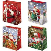 Opakowanie Torebki ozdobne BN T4-S-43 Mikołaj realistyczny 10 sztuk