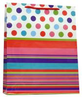 Opakowanie Torebki ozdobne kropki/paski JP029A 12 sztuk