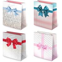 Opakowanie Torebki ozdobne T2-101 Kokardy Białe 10 sztuk