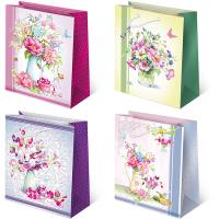 Opakowanie Torebki ozdobne T8-91 Kwiaty farby wodne 10 sztuk