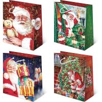 Opakowanie Torebki ozdobne XL-39 Mikołaj Klasyczny 10 sztuk