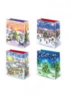 Opakowanie Torebki Prezentowe BN T-2L S-46 Christmas Night 10 sztuk