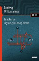 Tractatus logico-philosophicus. Autor: Wittgenstein Ludwig. SmakLiter.pl Okładka książki Tractatus logico-philosophicus