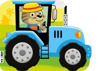 Traktor. Pojazdy dla maluchów. Kolorowanka. Autor: Opracowanie zbiorowe. SmakLiter.pl Okładka książki Traktor. Pojazdy dla maluchów. Kolorowanka