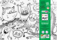 Opakowanie Transparentna mata Strigo Funny Mat Kosmici 48x33,5 cm