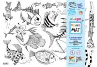 Opakowanie Transparentna mata Strigo Funny Mat Piranie 48x33.5 cm