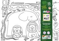Opakowanie Transparentna mata Strigo Funny Mat Safari 48x33.5 cm
