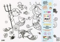 Opakowanie Transparentna mata Strigo Funny Mat Syrena 48x33.5 cm