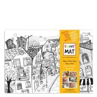 Opakowanie Transparentna mata Strigo Funny Mat Ulica 68x48 cm