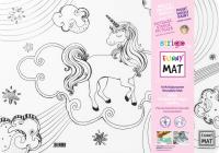 Opakowanie Transparentna mata Strigo Funny Mat Unicorn 48x33.5 cm