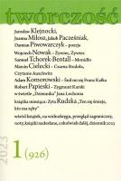 Okładka książki Twórczość 1/2023