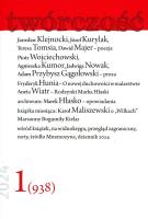 Okładka książki Twórczość 1/2024