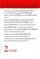 Okładka książki Twórczość 2/2024