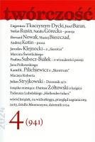 Twórczość 4/2024. Autor:   Praca zbiorowa. SmakLiter.pl Okładka książki Twórczość 4/2024