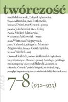 Okładka książki Twórczość 7-8/2023