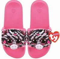 Opakowanie Ty Fashion cekinowe kapcie - Zebra rozm.L