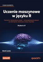 Uczenie maszynowe w języku R. Autor: Brett Lantz. SmakLiter.pl Okładka książki Uczenie maszynowe w języku R