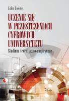 Uczenie się w przestrzeniach cyfrowych... Autor: Lidia Bielinis. SmakLiter.pl Okładka książki Uczenie się w przestrzeniach cyfrowych..