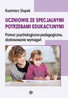 Uczniowie ze specjalnymi potrzebami edu. w.2023. Autor: Kazimierz Słupek. SmakLiter.pl Okładka książki Uczniowie ze specjalnymi potrzebami edu. w.2023