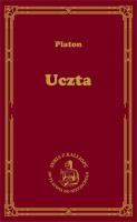 Uczta. Autor: Platon. SmakLiter.pl Okładka książki Uczta