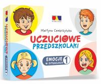Uczuciowe przedszkolaki. Emocje w sytuacjach cz.1. Autor: Martyna Cembrzyńska, Krzysztof Kałucki. SmakLiter.pl Okładka książki Uczuciowe przedszkolaki. Emocje w sytuacjach cz.1